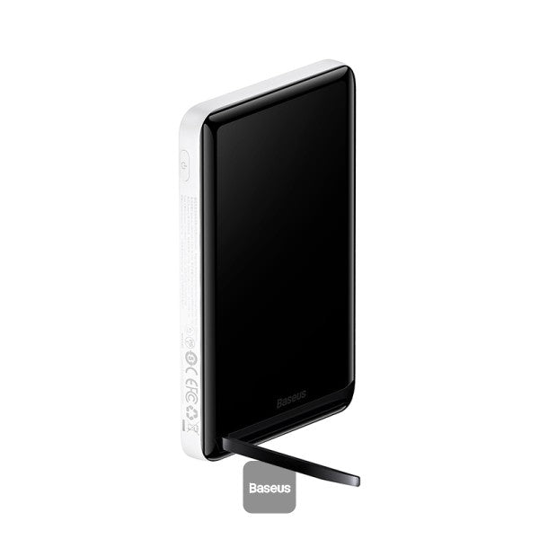 Baseus Magnetic Bracket Wireless Fast Charge Power Bank 10000mAh 20W  (With Baseus Xiaobai series fast charging Cable Type-C to Type-C 60W(20V/3A) Baseus Magnetic Bracket Wireless Fast Charge Power Bank 10000mAh 20W  (With Baseus Xiaobai series fast charging Cable Type-C to Type-C 60W(20V/3A)